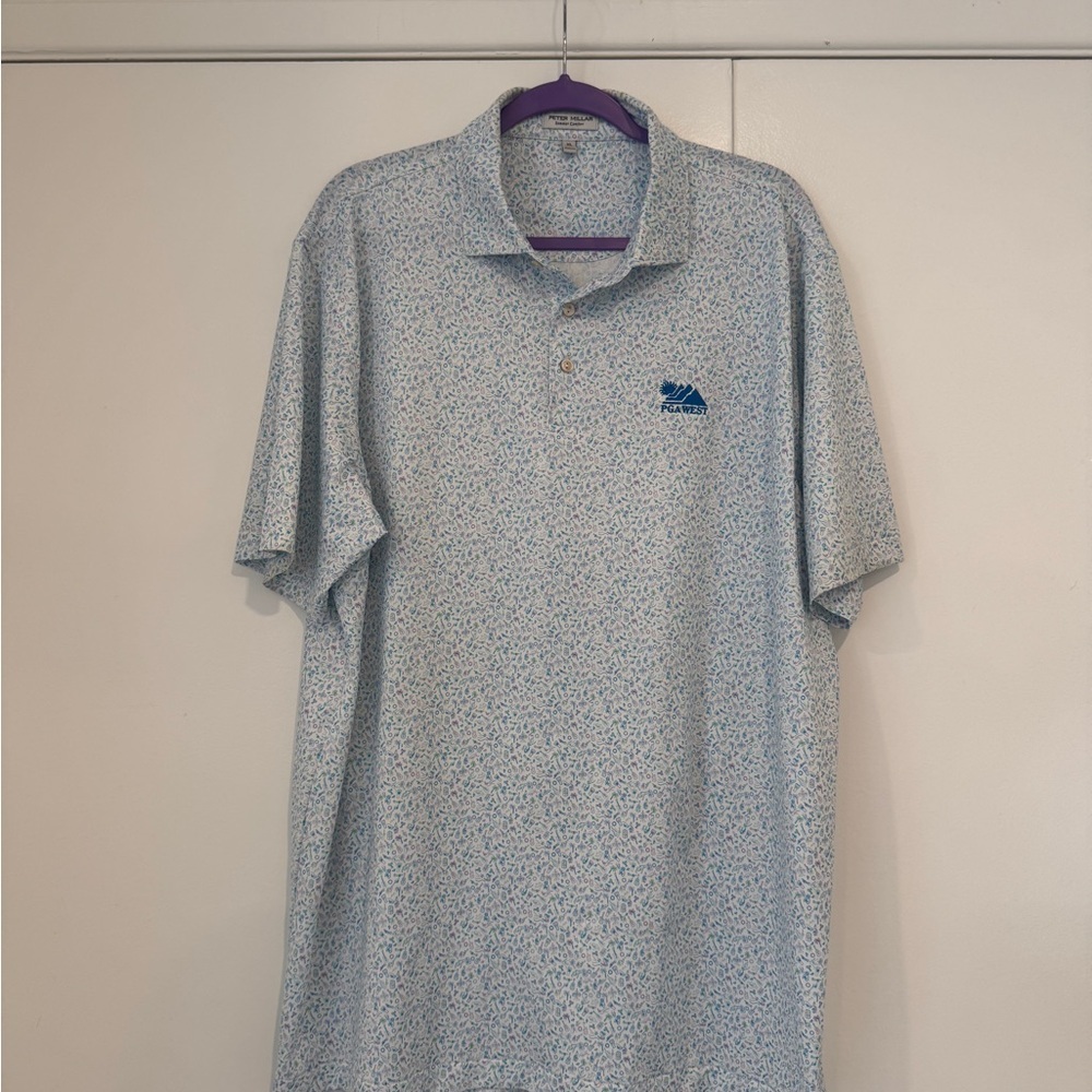Excellent Condition Men’s Golf Polo with PGA West Embroidery